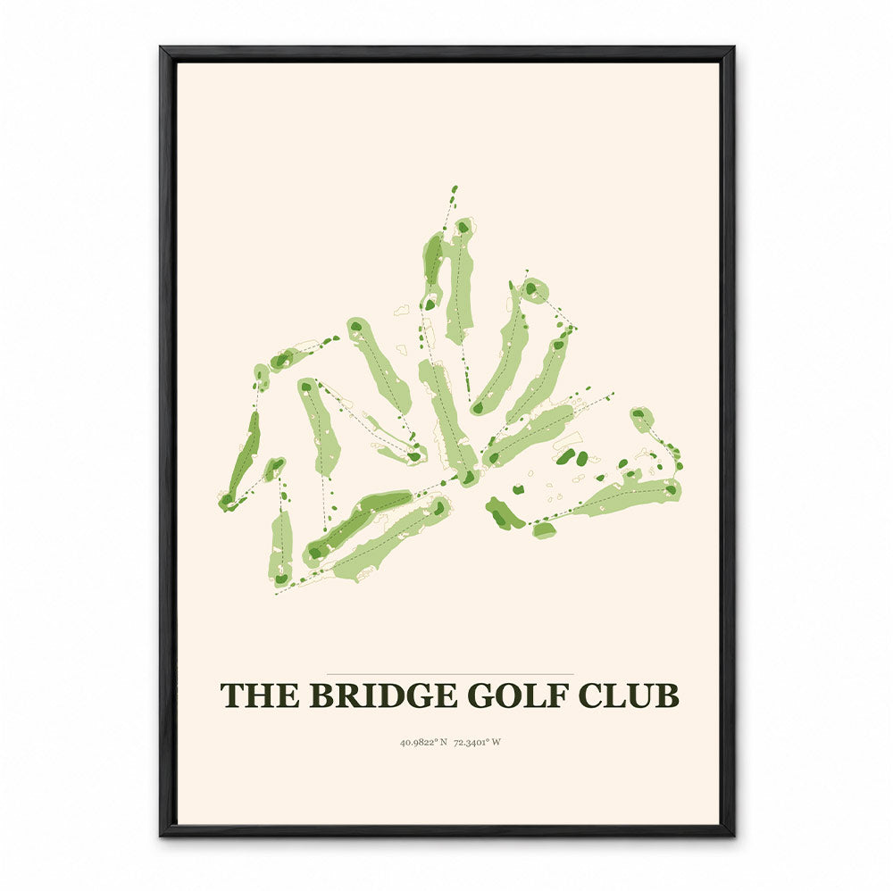 The Bridge course map in New Jersey USA
