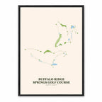 Buffalo Ridge Springs course map in Missouri USA
