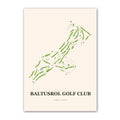 Baltusrol golf course map print poster, New Jersey USA golf wall art