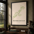 Baltusrol Golf Course Map Print Poster | New Jersey USA Golf Wall Art