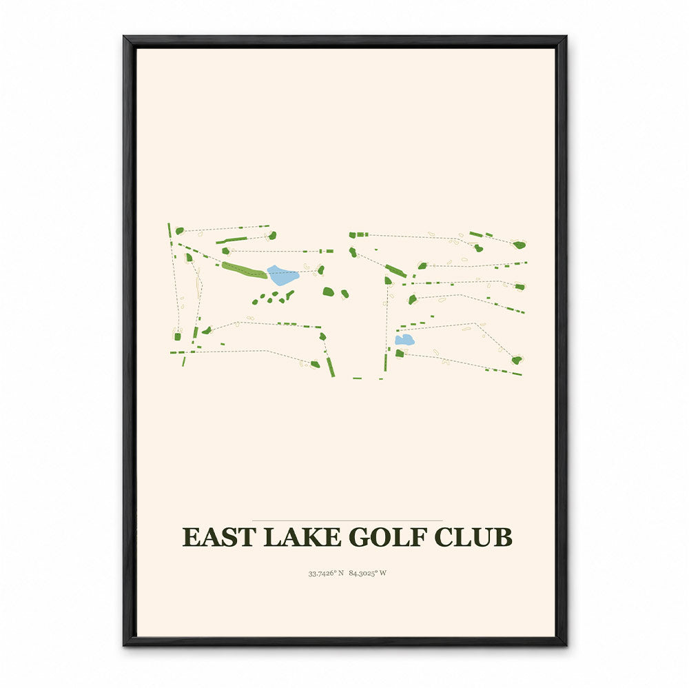 East Lake course map in British Columbia Canada
