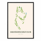 Grayhawk course map in Arizona USA