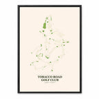 Tobacco Road course map in North Carolina USA