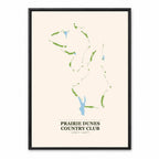 Prairie Dunes Country Club course map in Virginia USA