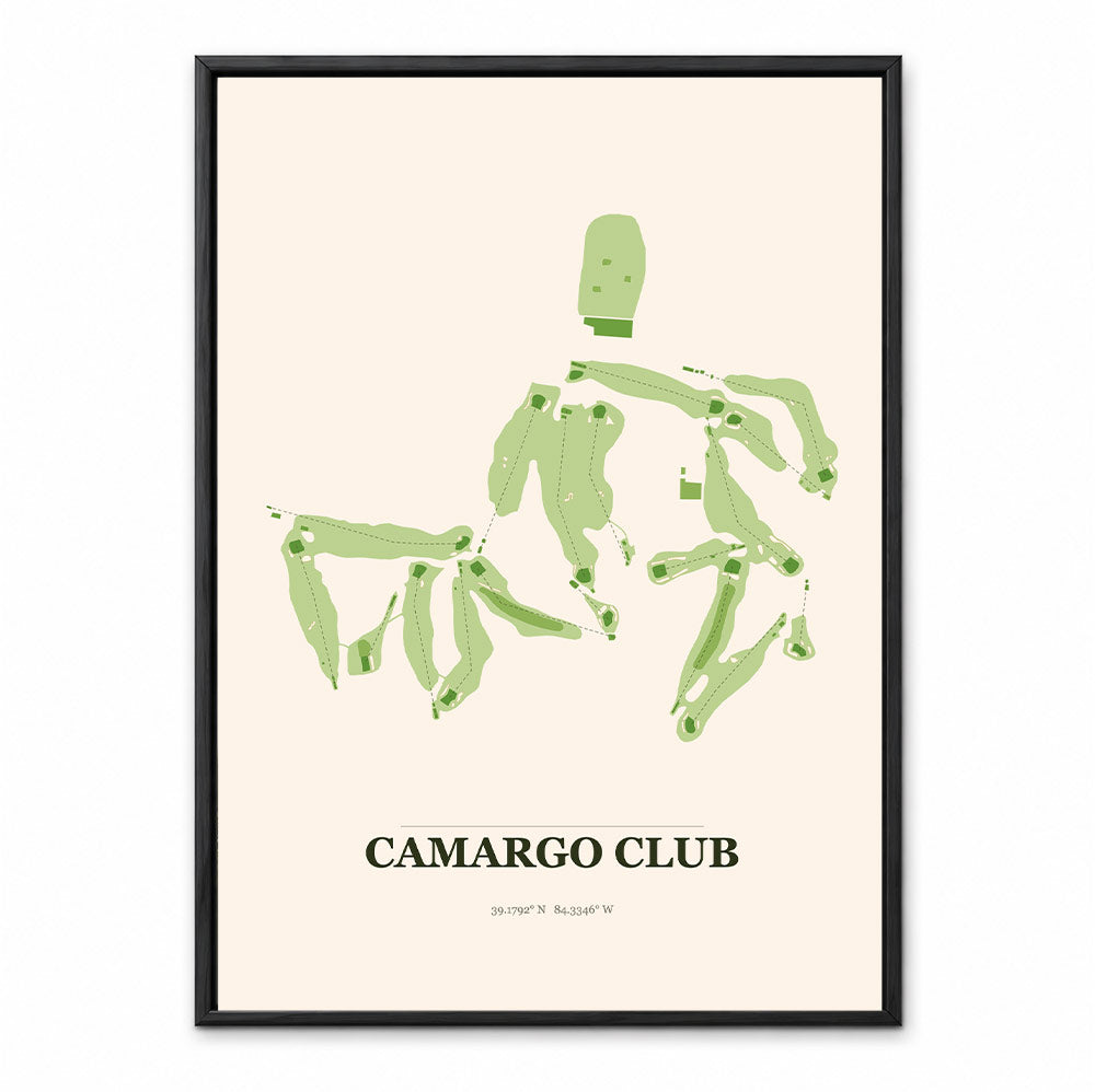 Camargo Club course map in Ohio USA