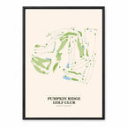 Pumpkin Ridge course map in Oregon USA