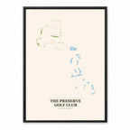 The Preserve course map in Rhode Island USA