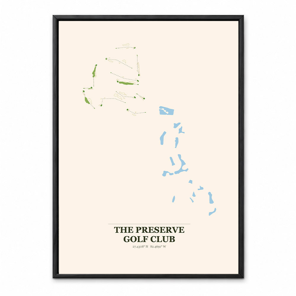 The Preserve course map in Rhode Island USA