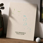 Mayacama Golf Course Map Print Poster | California USA Golf Wall Art