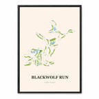 Blackwolf Run course map in Wisconsin USA