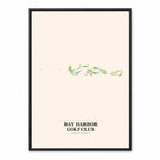 Bay Harbor course map in Michigan USA