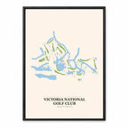 Victoria National course map in Indiana USA