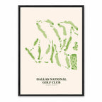 Dallas National course map in Texas USA