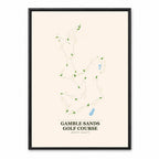 Gamble Sands course map in Washington USA