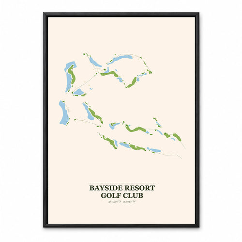 Bayside Resort course map in Leiria Portugal