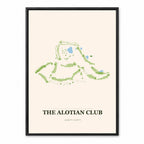 The Alotian Club course map in Arkansas USA