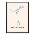The Creek Club course map in Georgia USA