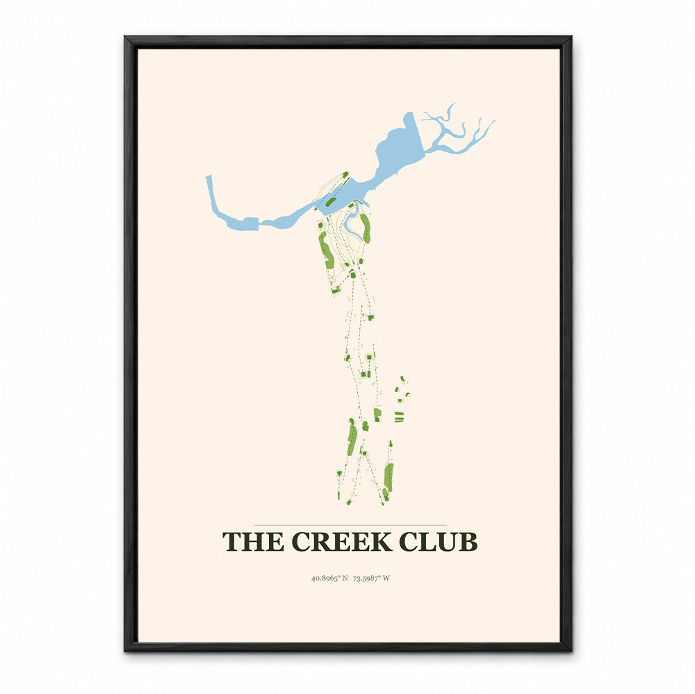 The Creek Club course map in Georgia USA