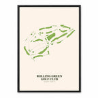 Rolling Green course map in Pennsylvania USA