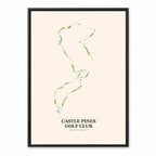 Castle Pines course map in Alabama USA