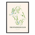 The Stanwich Club course map in Connecticut USA