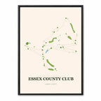 Essex County Club course map in Massachusetts USA