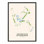 Country Club of Charleston course map in South Carolina USA