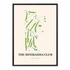 The Minikahda Club course map in Minnesota USA