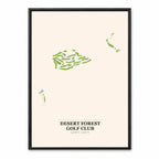 Desert Forest course map in Arizona USA
