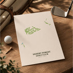 Desert Forest Golf Course Map Print Poster | Arizona USA Golf Wall Art