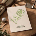 Idle Hour Country Club Golf Course Map Print Poster | Kentucky USA Golf Wall Art