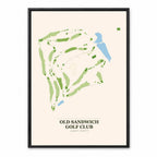 Old Sandwich course map in Massachusetts USA