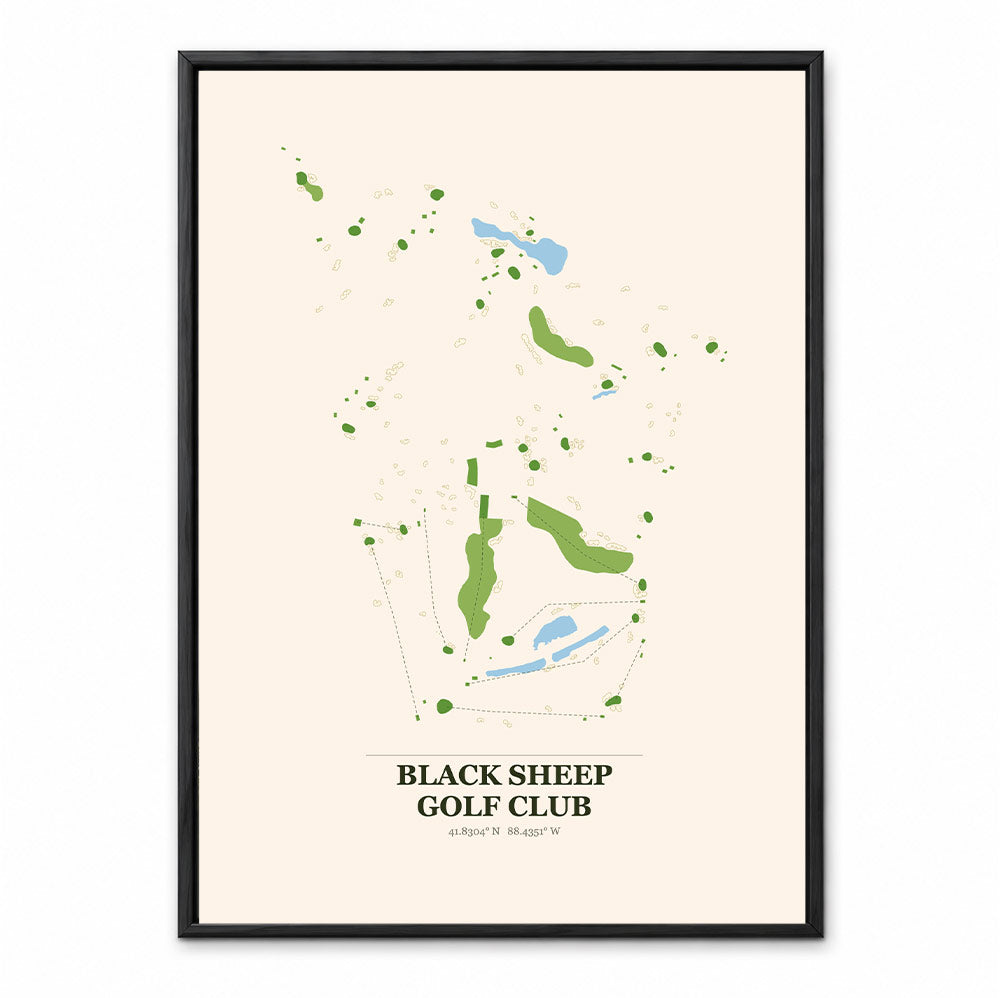 Black Sheep course map in Illinois USA