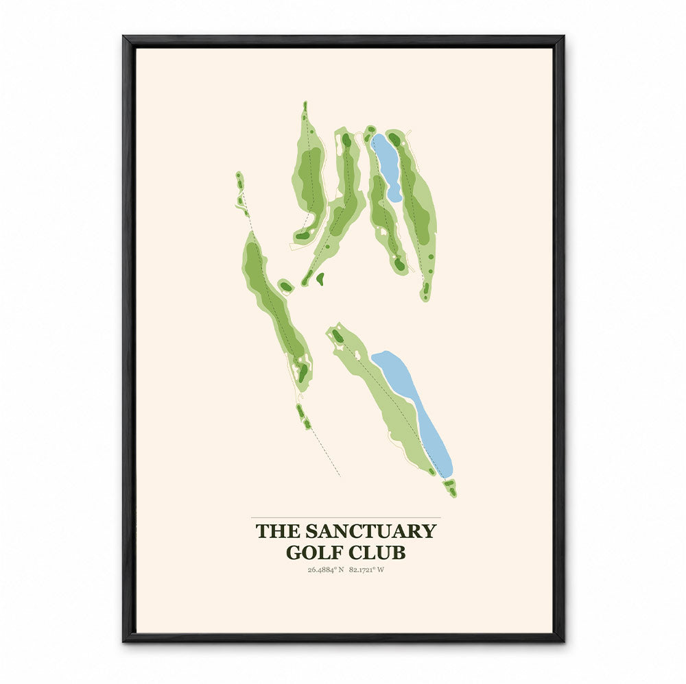 The Sanctuary course map in Florida USA
