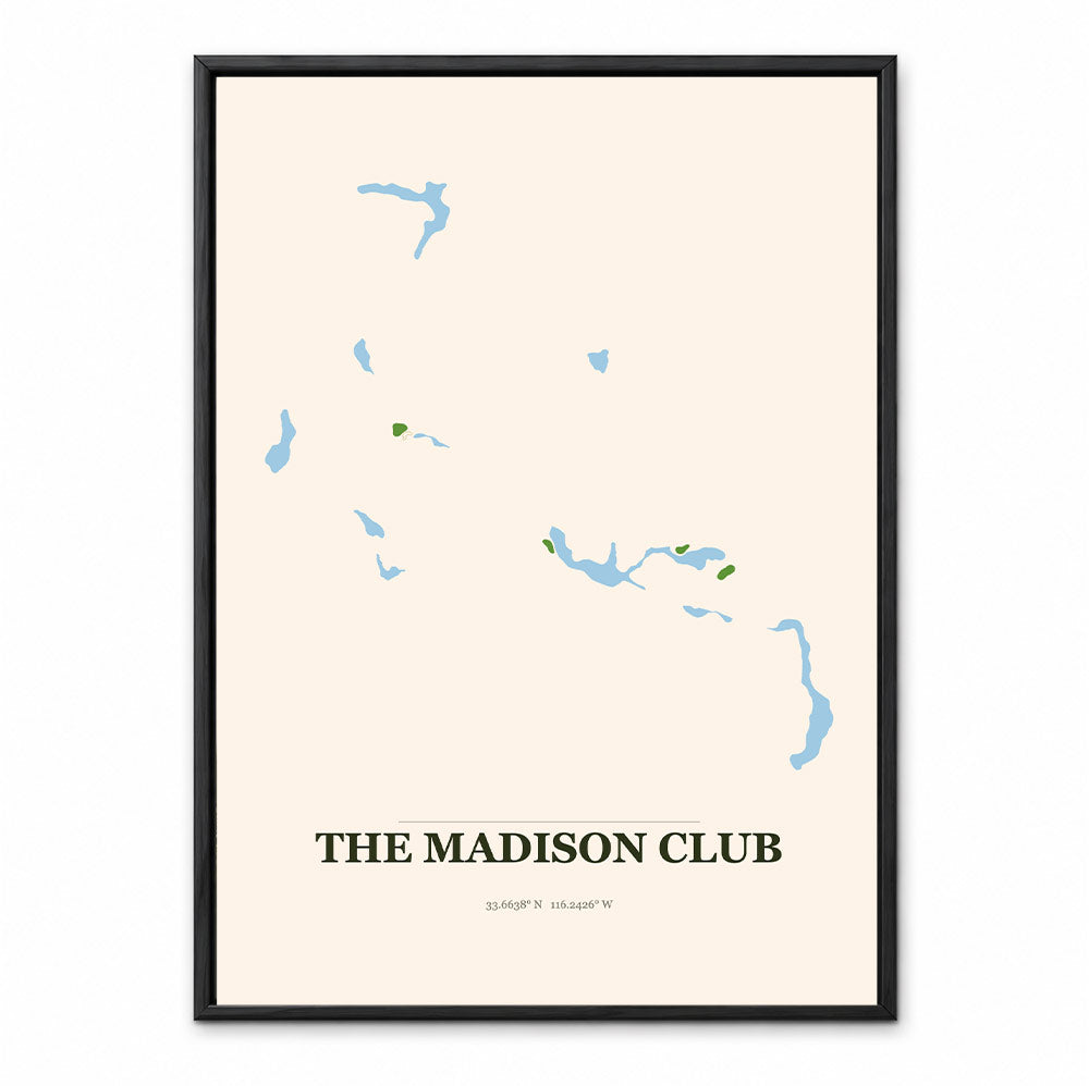 The Madison Club course map in California USA