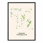 Milburn Country Club course map in Kansas USA