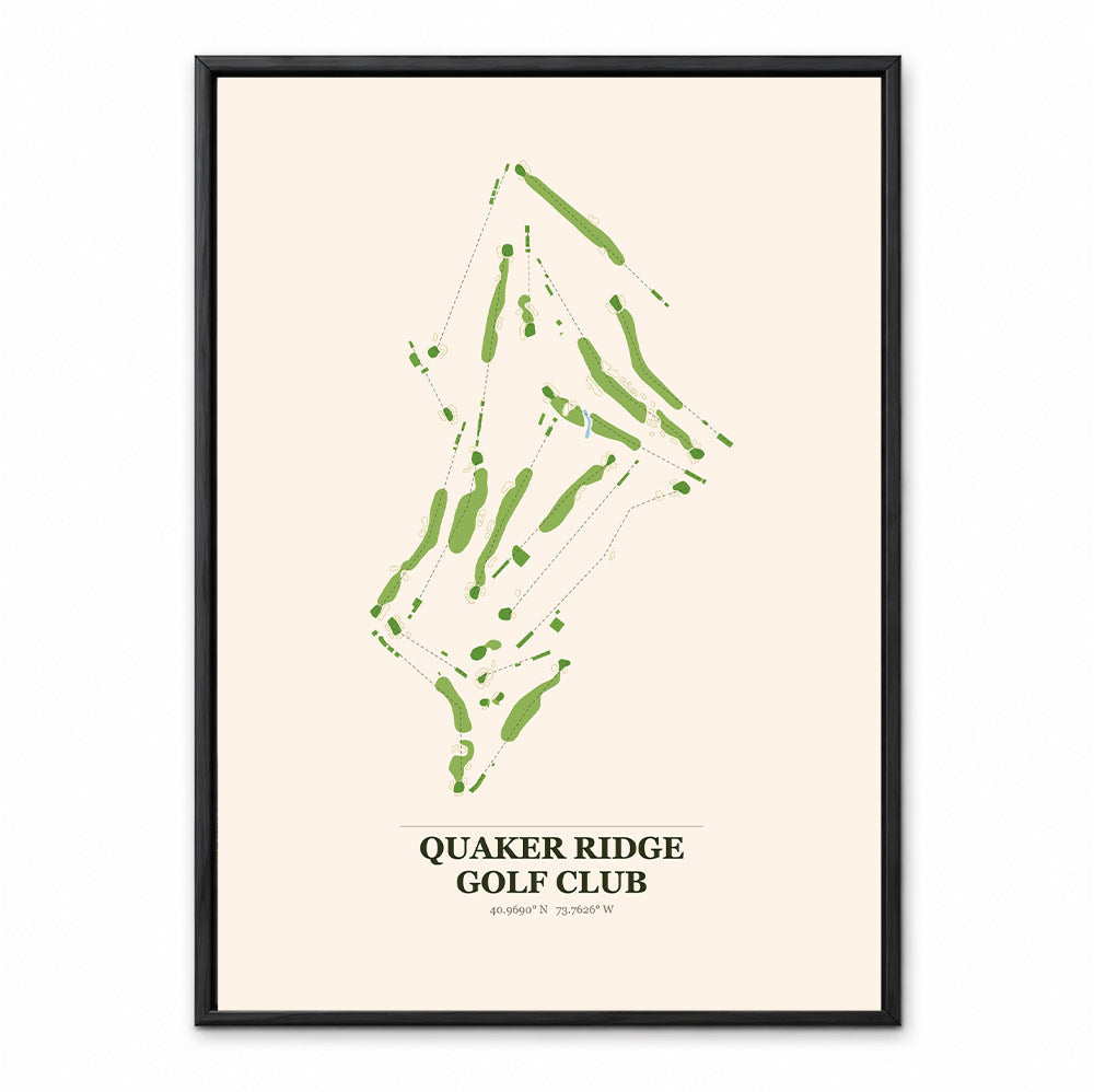 Quaker Ridge course map in New York USA