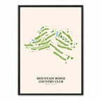 Mountain Ridge Country Club course map in New Jersey USA
