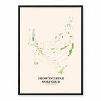 Shooting Star course map in Wyoming USA