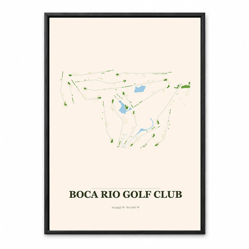 Boca Rio course map in Florida USA