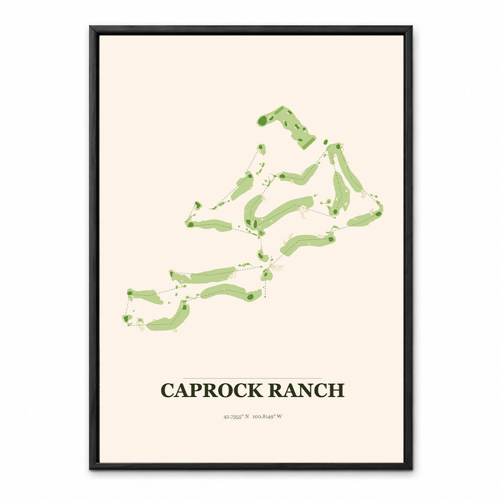 CapRock Ranch course map in Nebraska USA