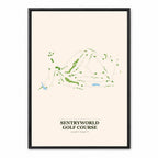 SentryWorld course map in Wisconsin USA