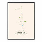 Cordillera Ranch course map in Texas USA