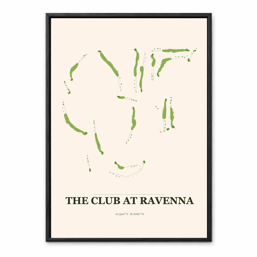 The Club at Ravenna course map in Florida USA