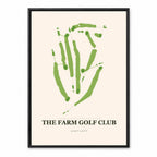 The Farm course map in North Carolina USA