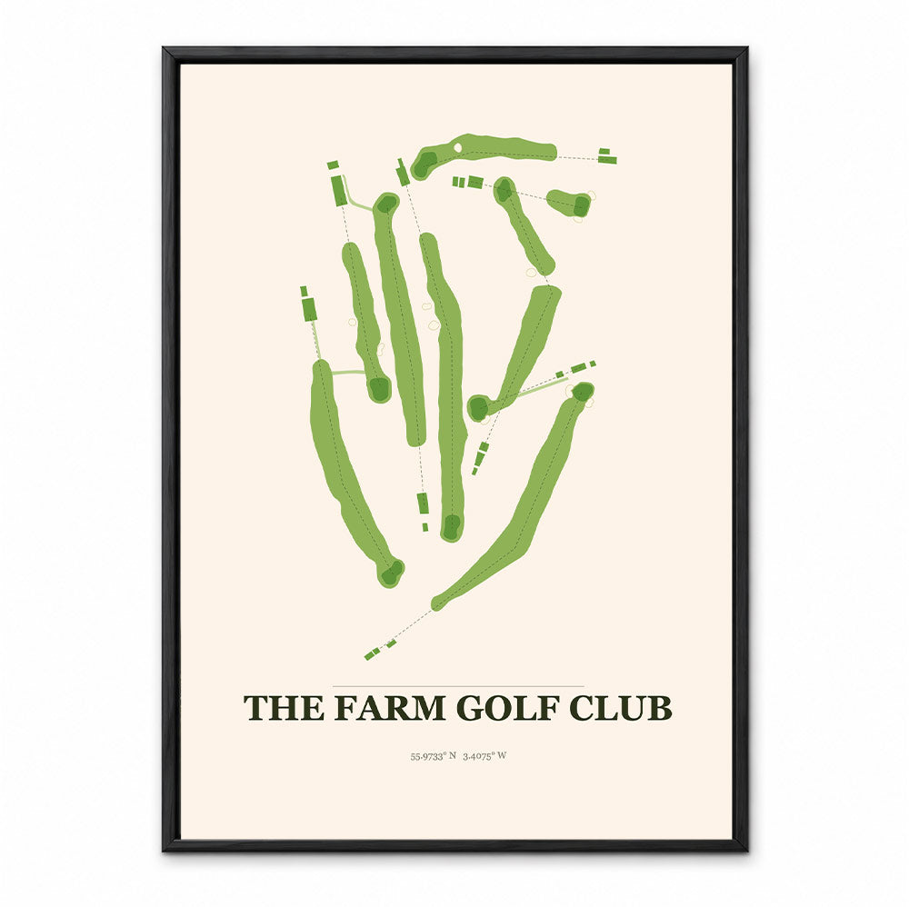 The Farm course map in North Carolina USA