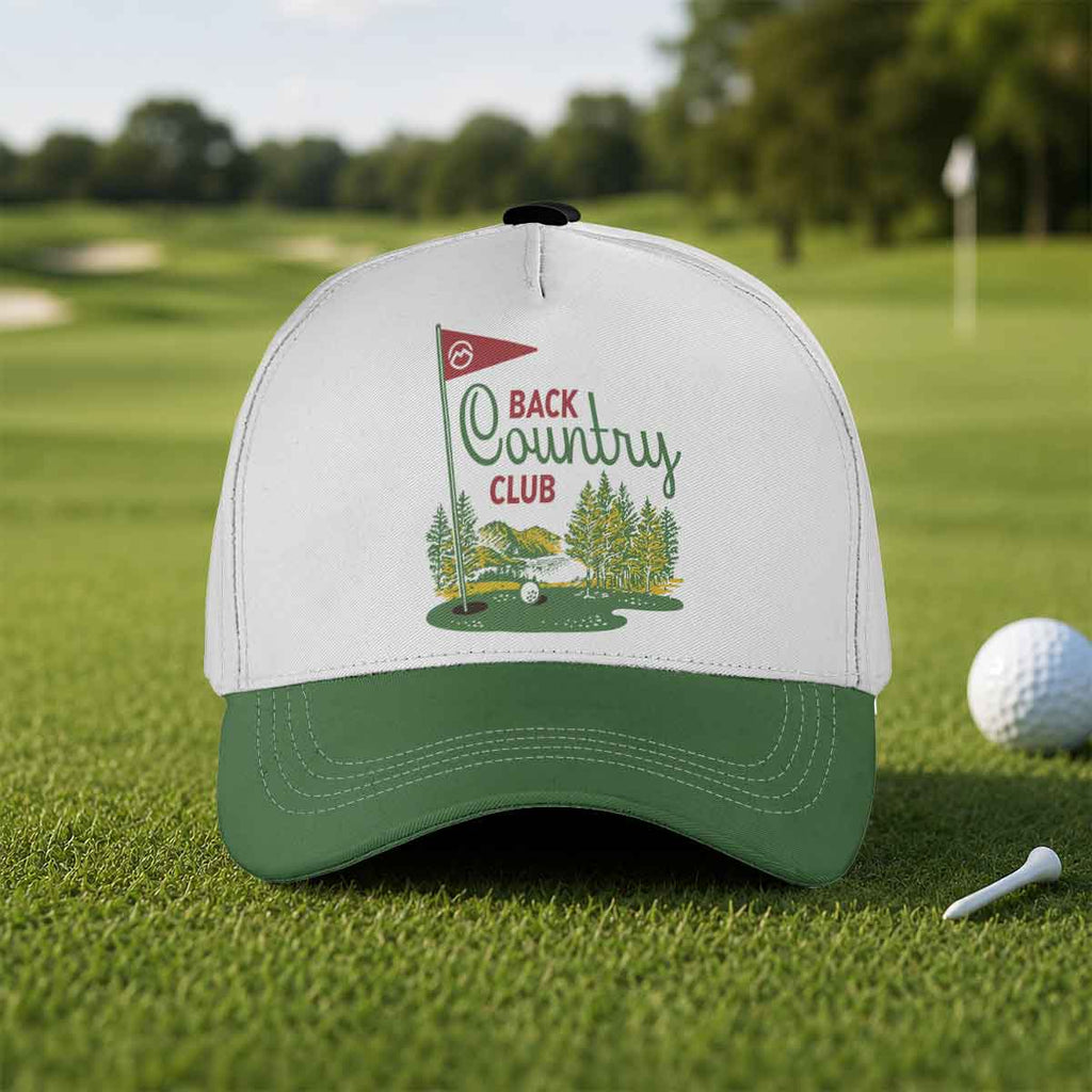Back Country Club Vintage Golf Hat - Funny Golf Gift for Golfers golf hat