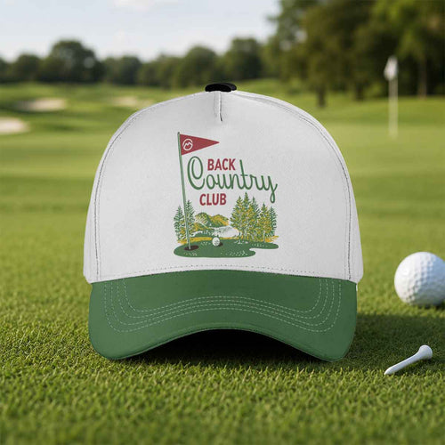 Back Country Club Vintage Golf Hat - Funny Golf Gift for Golfers golf hat
