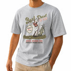 Best Dad By Par Golf Unisex T-Shirt – Funny Dad Golfer Graphic Tee Gift