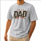 Vintage Best Dad By Par Golf Unisex T-Shirt - Retro Father Golfing Graphic Tee